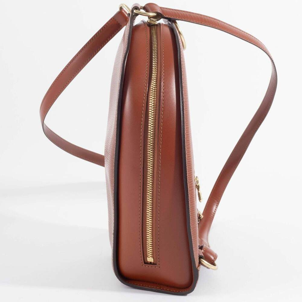 LOUIS VUITTON Brown Leather Backpack - Picture 7 of 16